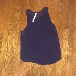 Lululemon purple racerback workout top